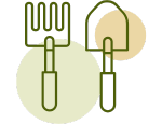 Fork and Trowel Green