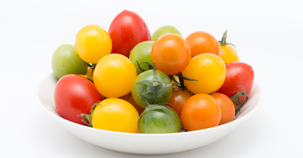 Cherry tomatoes are a great choice of tomatoes in your balcony garden.