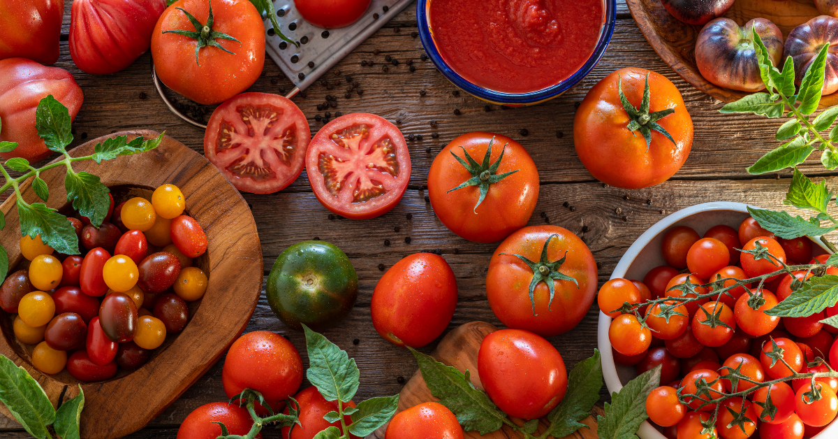 Use a variety of tomatoes in your balcony garden.