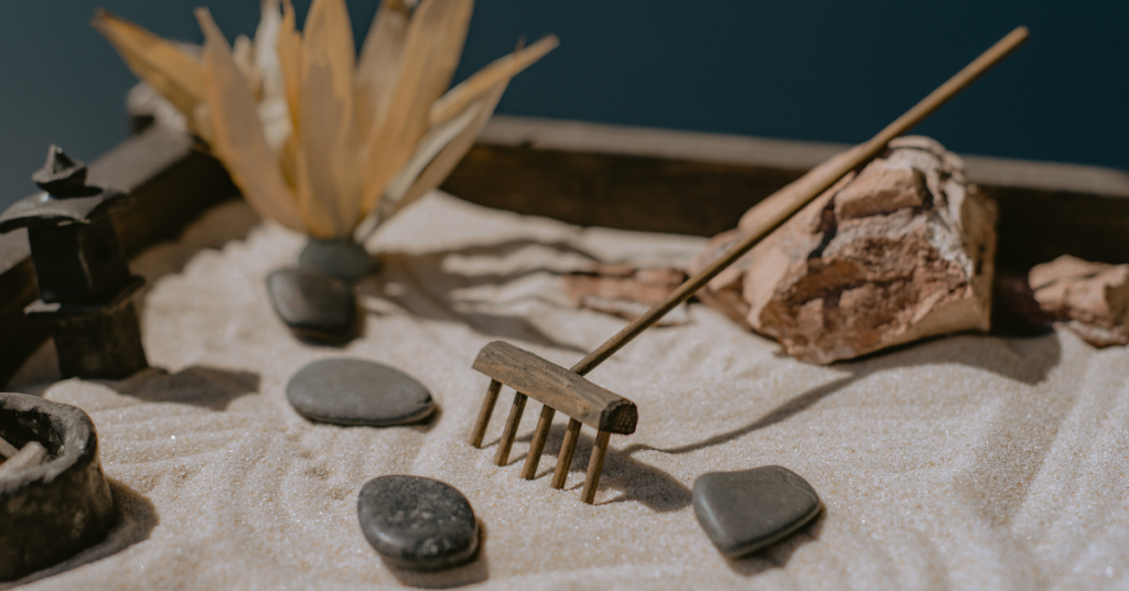 Your Zen Balcony Garden can be a great setting for meditation and calming the mind. 