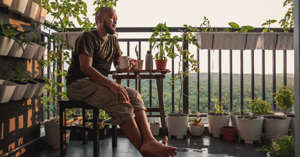 Create a living wall in your Zen Balcony Garden. 