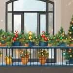 Decorating Your Balcony Garden For Christmas: Festive Tips And Ideas