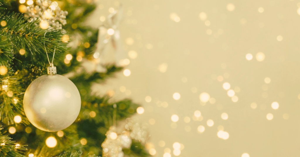 Christmas trees reflect the magic of the season.  