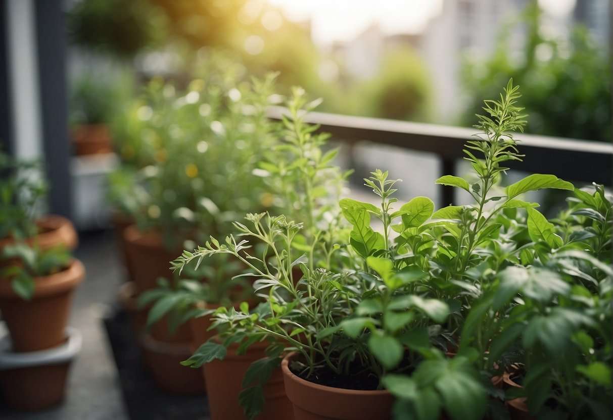 One of the things you'll need to do for your balcony garden for skincare will be take take care of pests.  