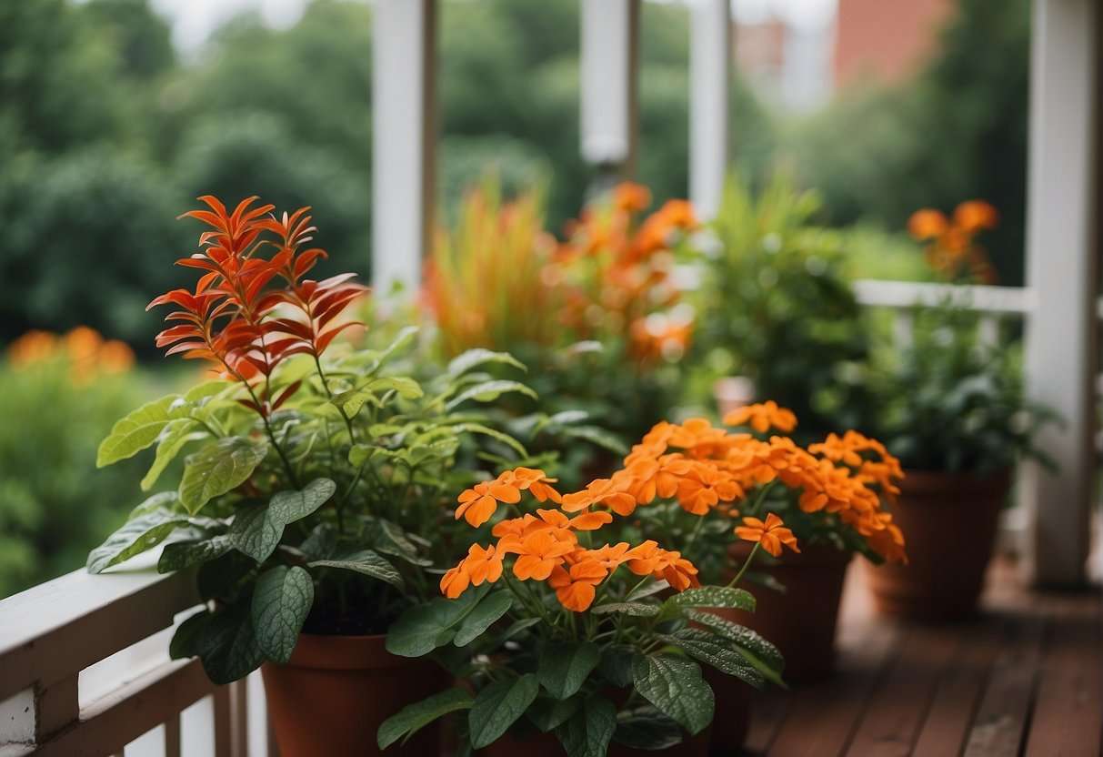 New England Balcony Garden