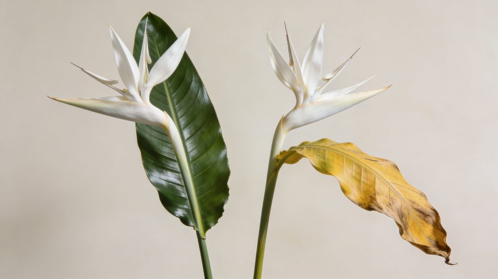 White Bird of Paradise Leaves